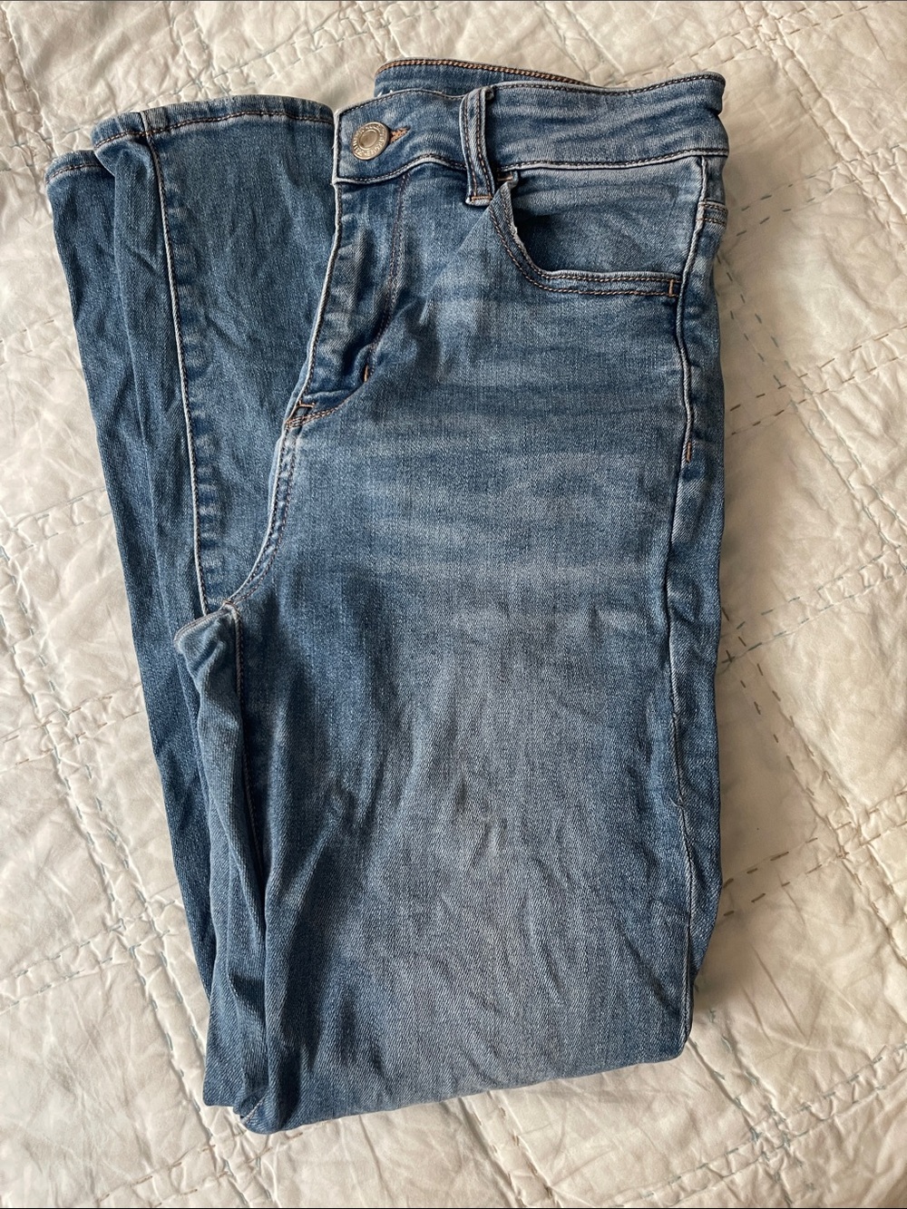 American Eagle Outfitters Slim Fit Light Blue Denim Jeans